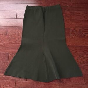 TY-LR Australian Designer Olive Green Midi Skirt Women’s Size XS